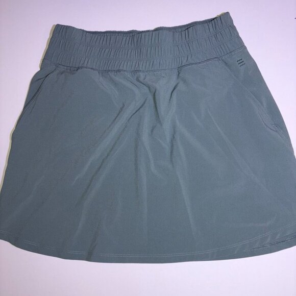 Women’s Free Fly Apparel Green Athletic Skirt Size S Pockets Gray/Blue - Picture 1 of 6